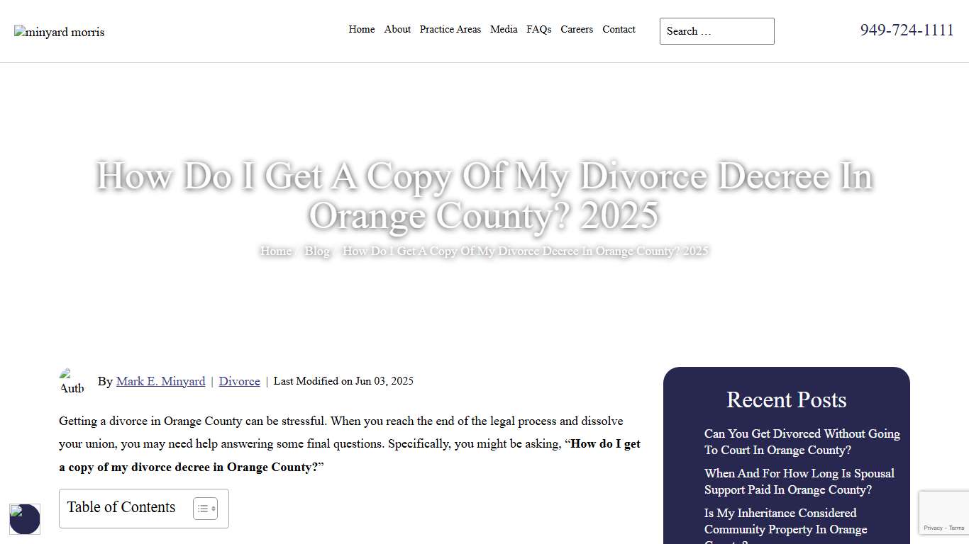 How Do I Get a Copy of My Divorce Decree in Orange County? 2025